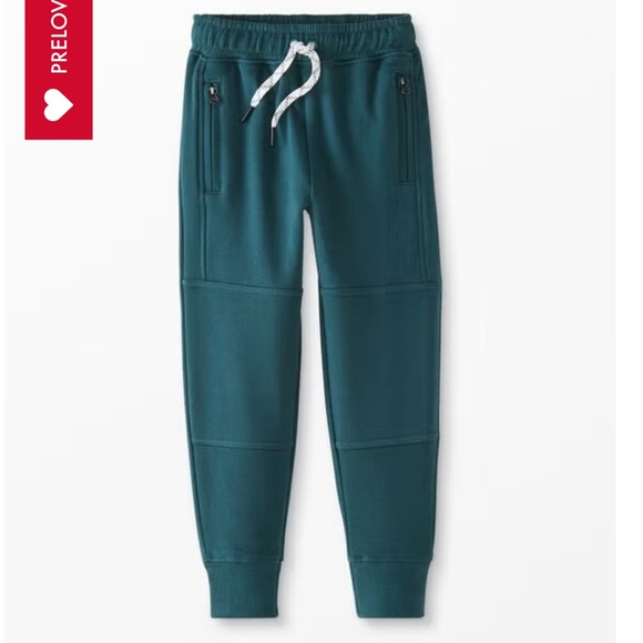Hanna Andersson Double Knee Slim Sweatpants 3T Juniper New Without‎ Tags - Picture 1 of 5